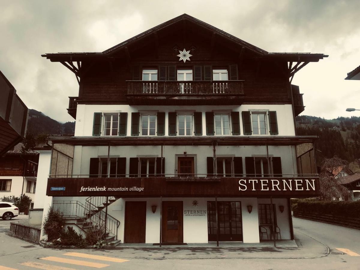 Hotel Sternen Lenk Bagian luar foto